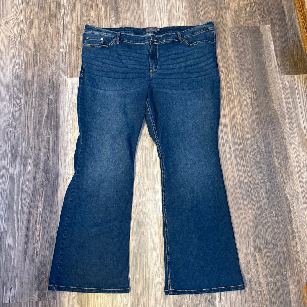 Torrid Luxe Slim‎ Boot Jeans Womens Size 26T Super Stretch Medium Wash